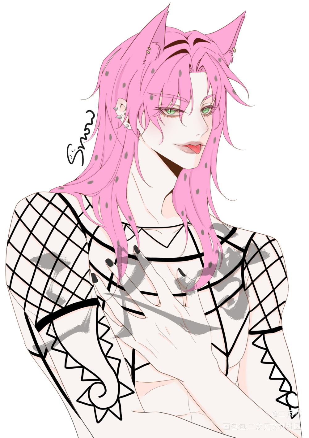 性感老板_JOJO的奇妙冒险绘画作品
