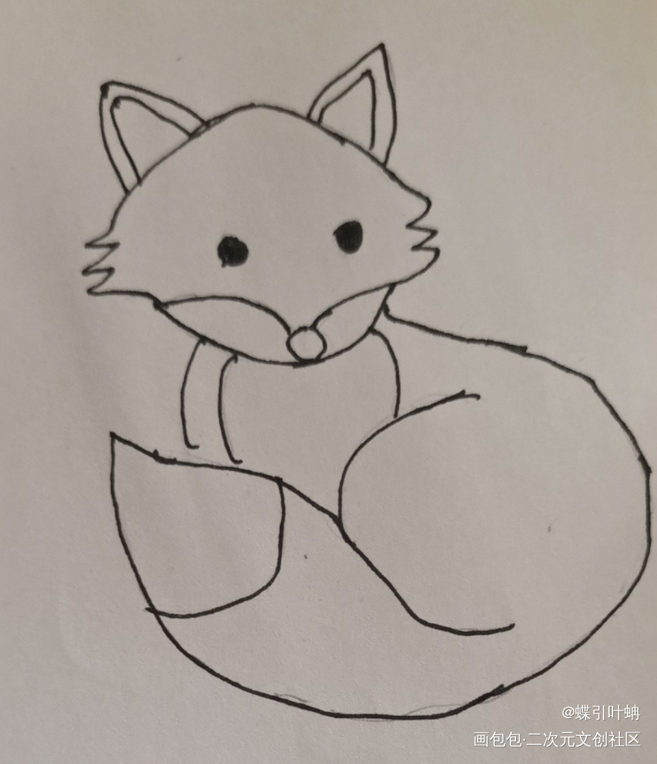 _圆珠笔摸鱼页绘画作品