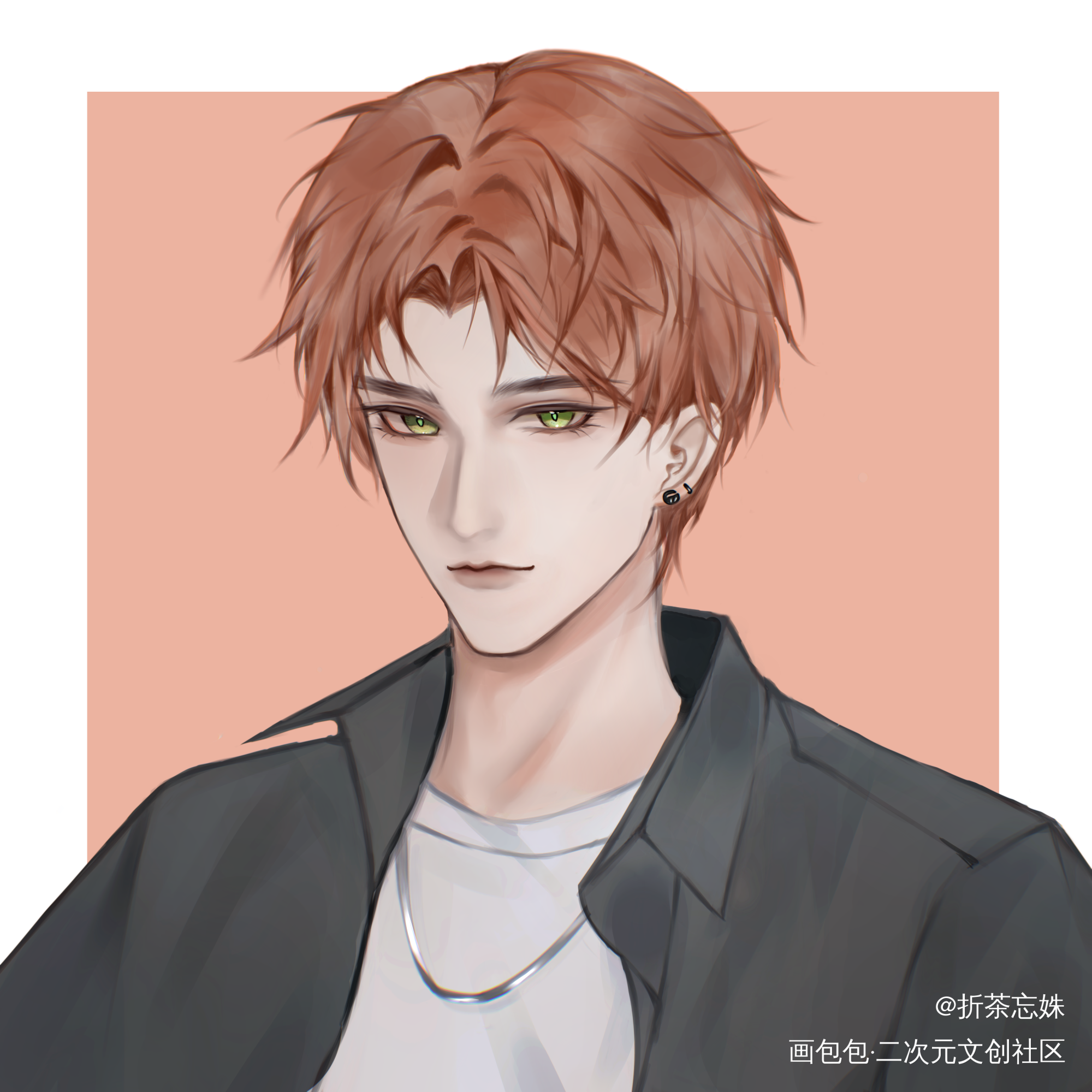 小夏_光与夜之恋夏鸣星绘画作品
