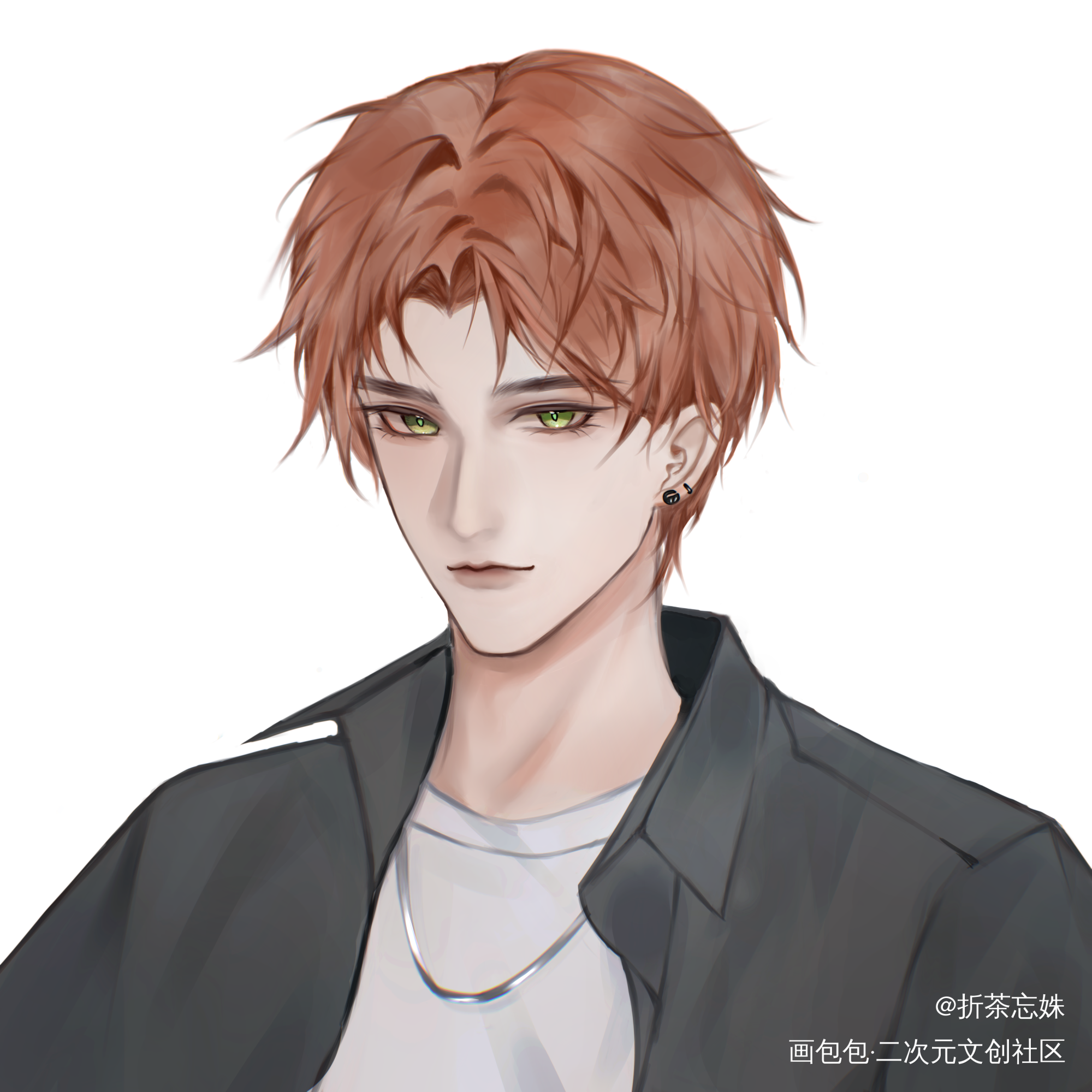 小夏_光与夜之恋夏鸣星绘画作品
