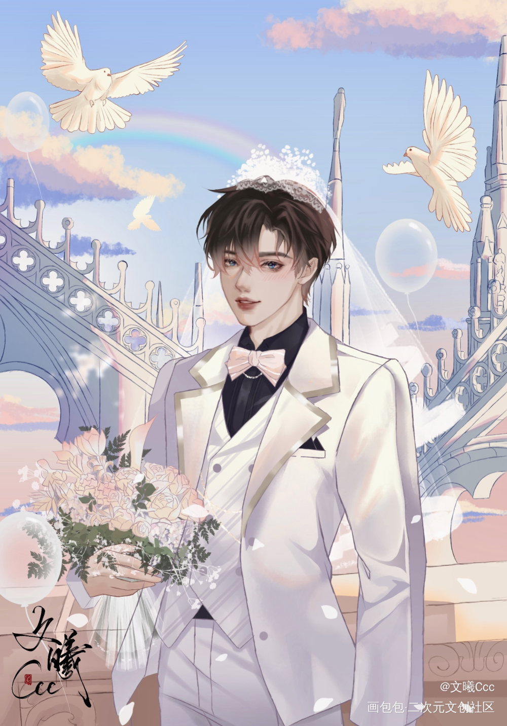 12周年～_娘娘腔188男团群秀李程秀邵群绘画作品