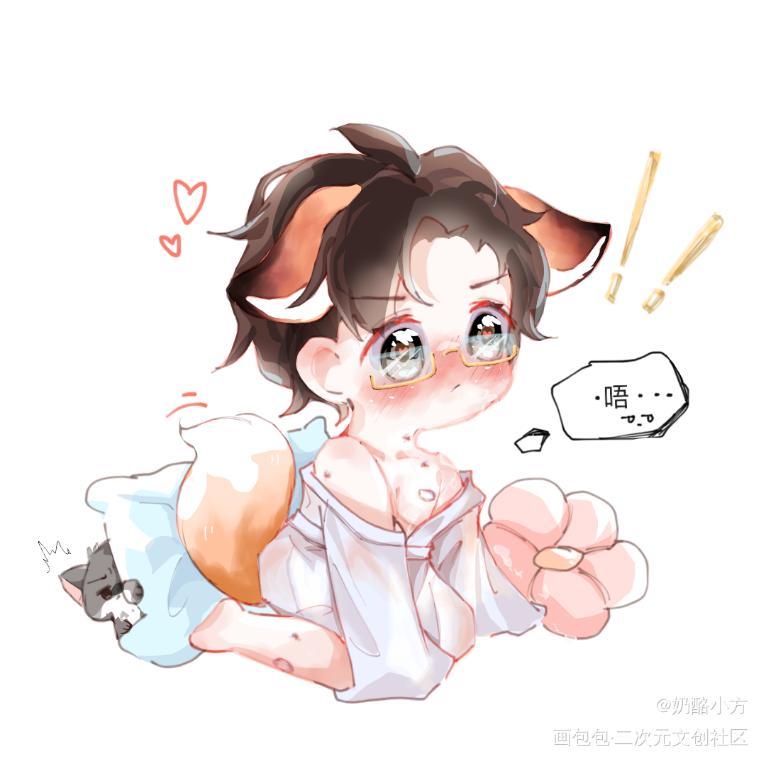 顾天仙_针锋对决188男团原炀顾青裴Ｑ版绘画作品