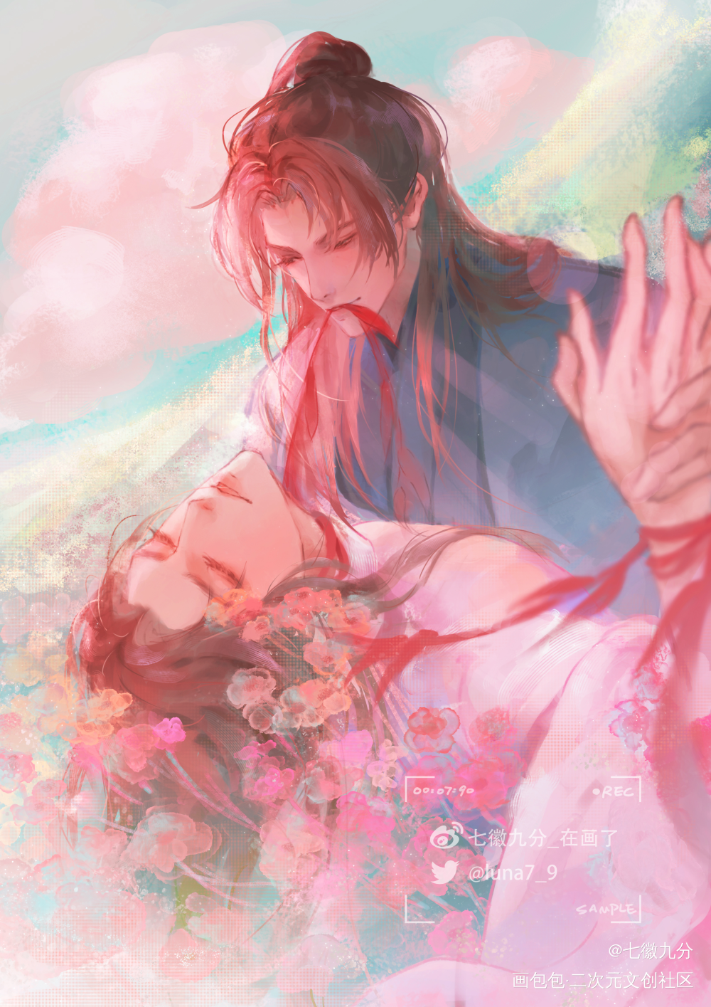 山青花欲燃_二哈和他的白猫师尊燃晚我要上首推绘画作品