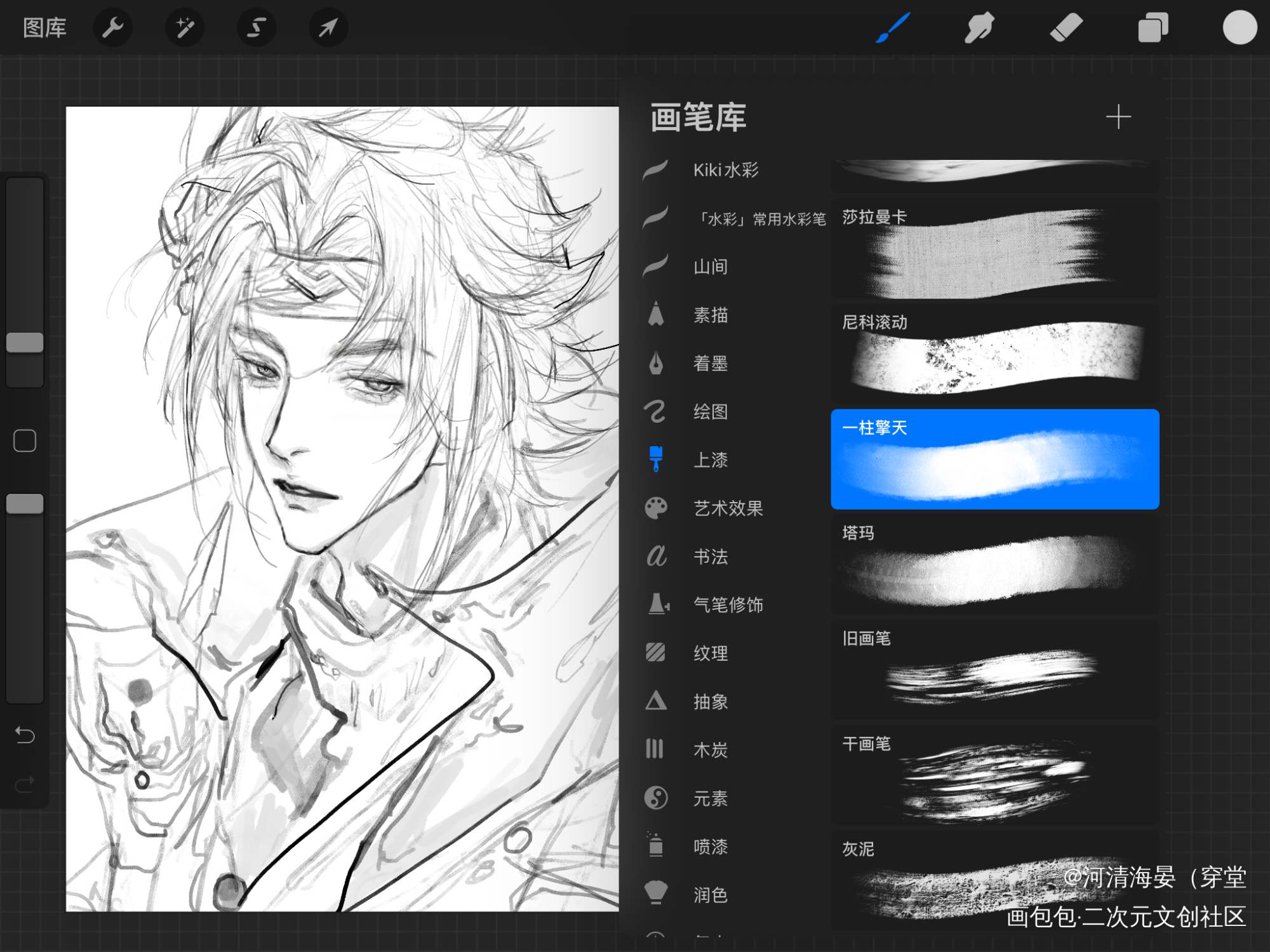 练习玩曜的第三天_王者荣耀东方曜云鹰飞将绘画作品