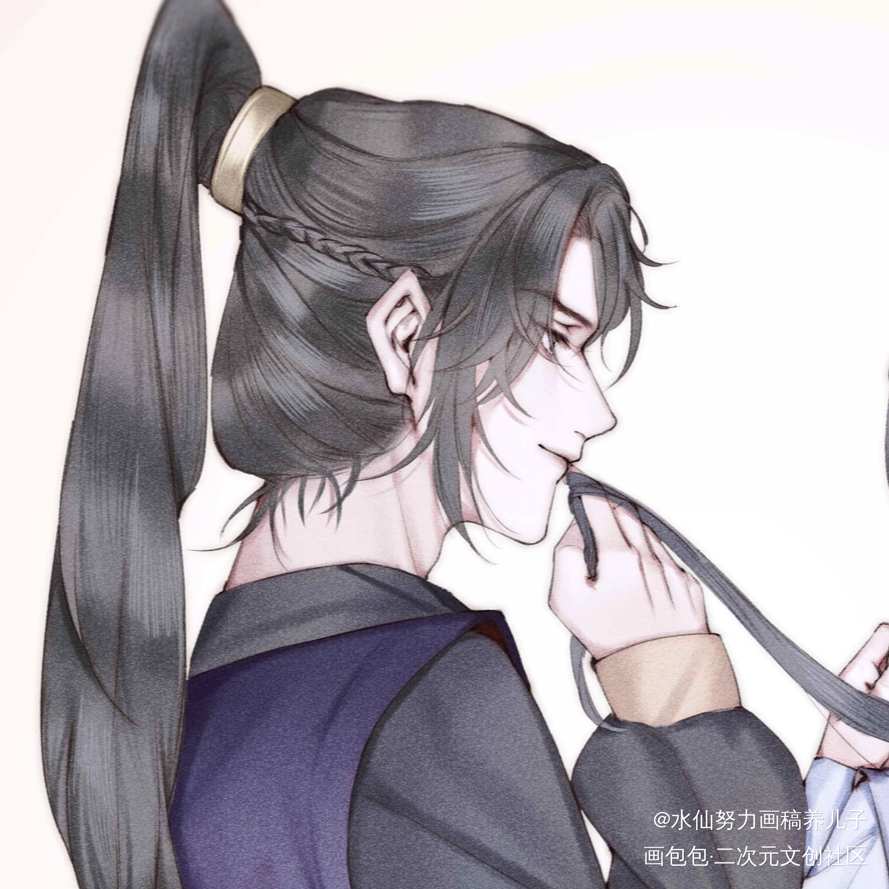 头像_平涂江醒林清羽三嫁咸鱼绘画绘画作品