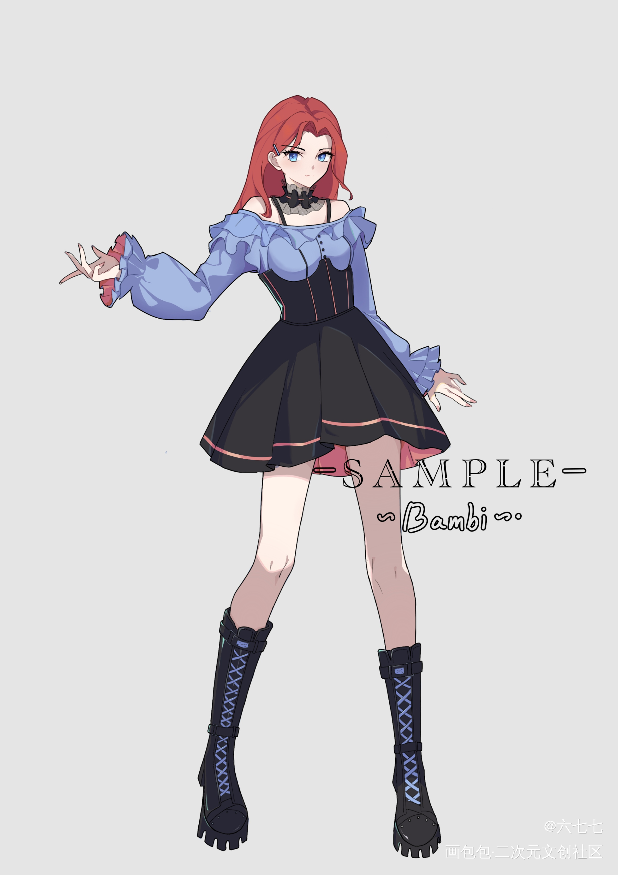 细化_立绘原创设计绘画作品