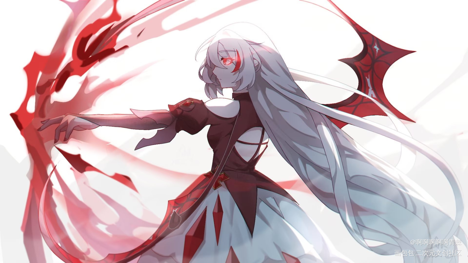 修改了女鹅这张重发一下_个人设计插画创意原创角色插画二次元板绘绘画作品