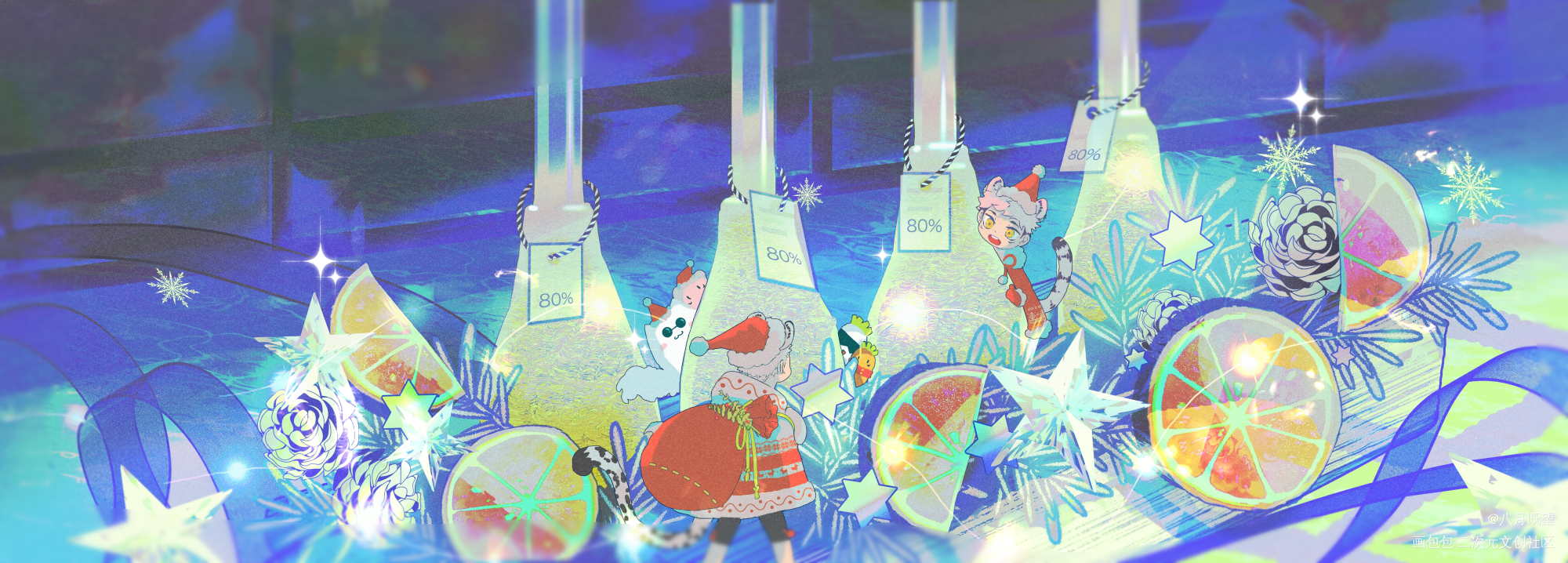 _咒术回战五悠虎杖悠仁五条悟同人绘画作品