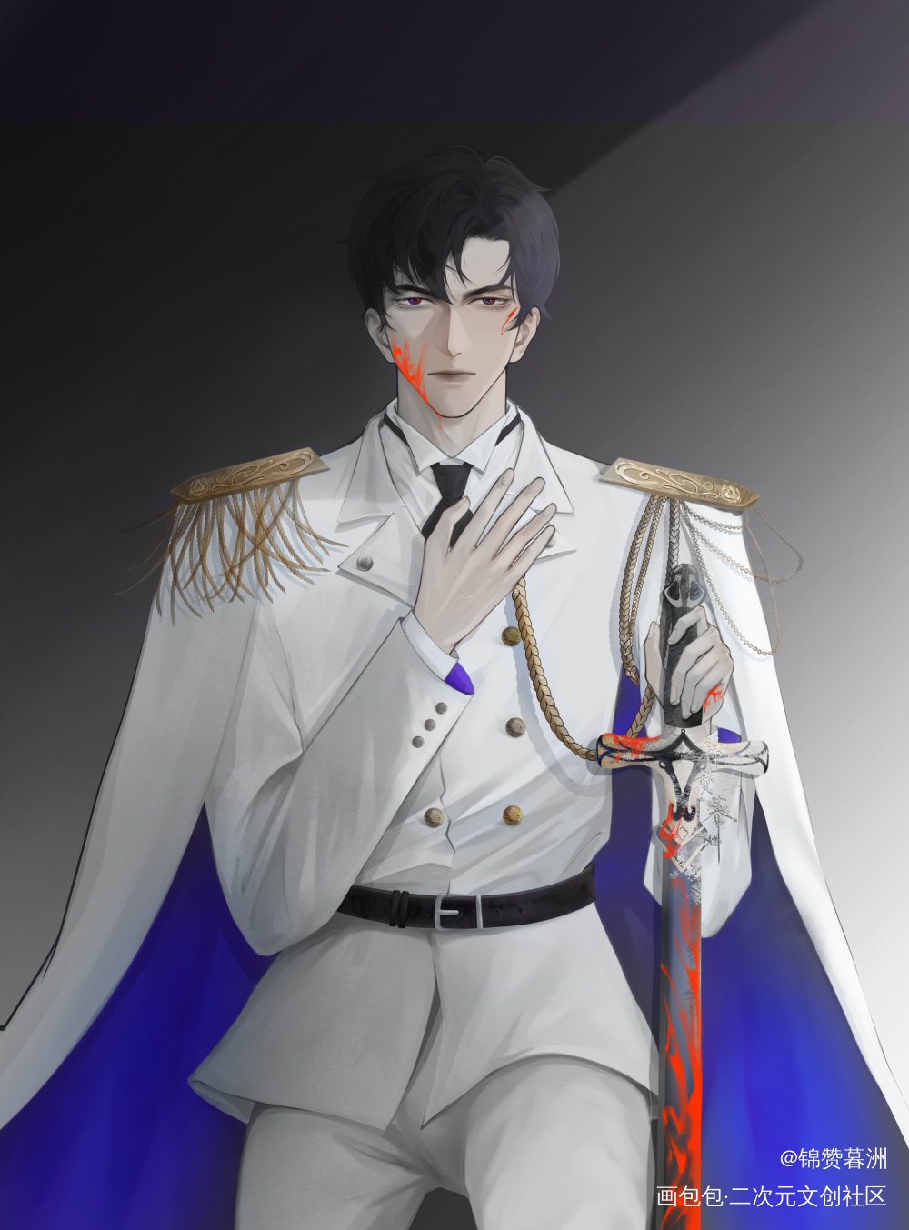 晏明修_职业替身188男团晏明修平涂我要上首推绘画作品