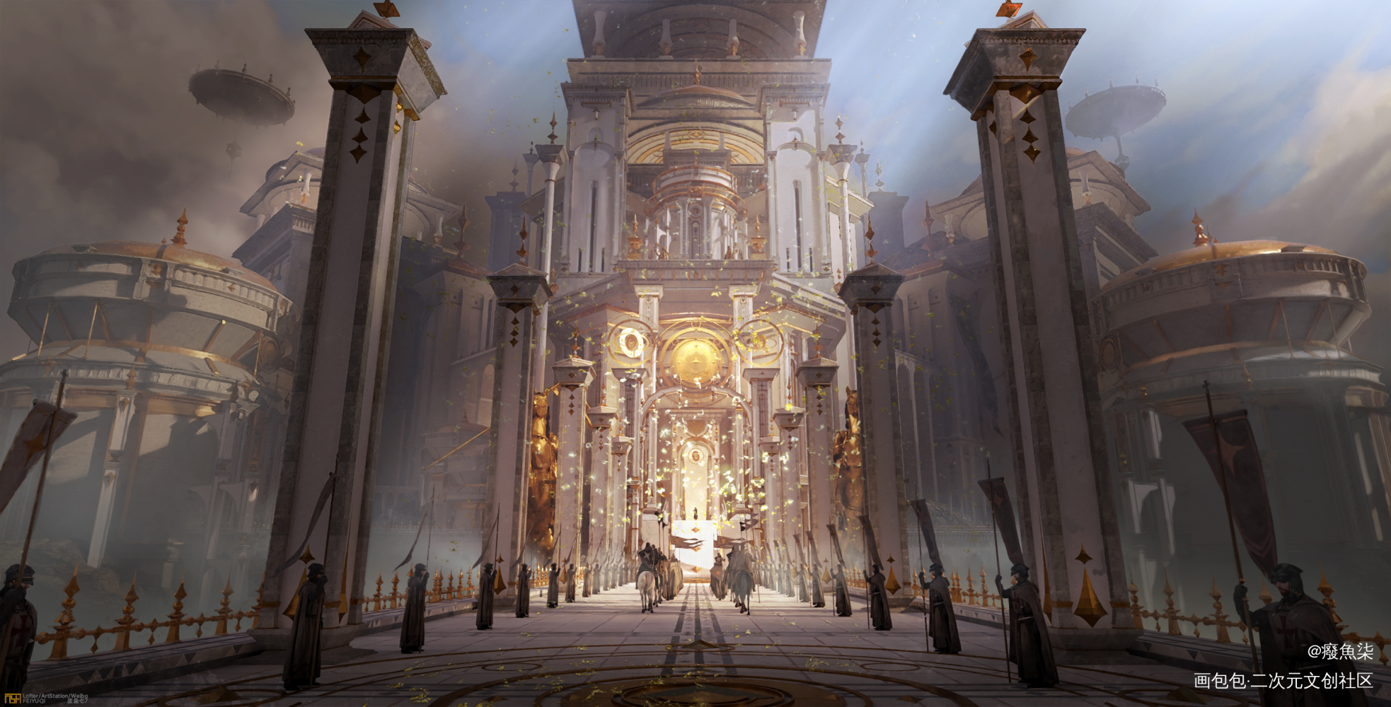凯旋_厚涂原画场景绘画场景求点评求配文我要上首推插画原创绘画作品