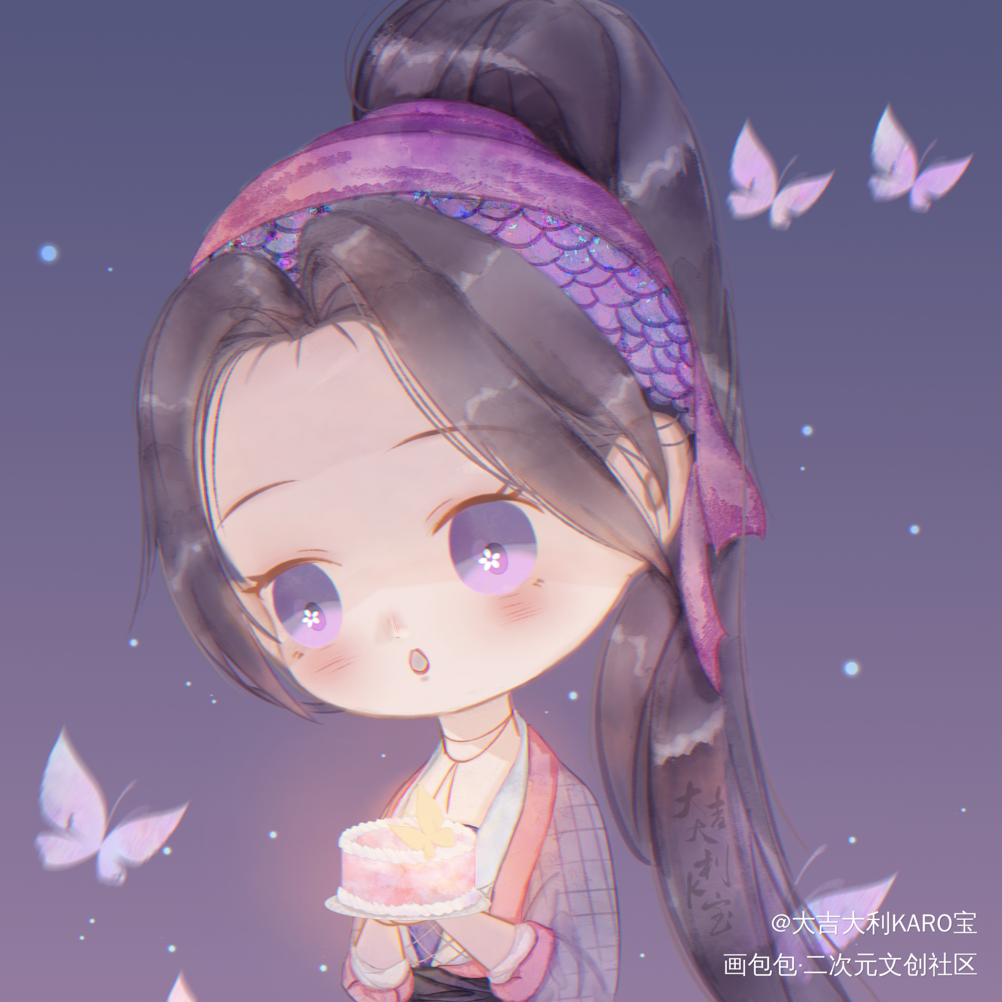 发发之前画的丽崽生日贺图_板绘涂摸鱼页古风我要上首推头像我要上首页眷思量绘画作品