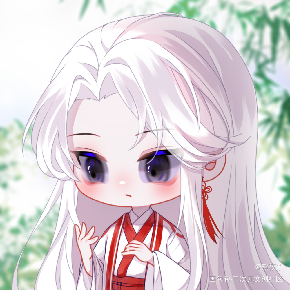 _平涂Q版头像同人宗洛能饮一杯无绘画作品