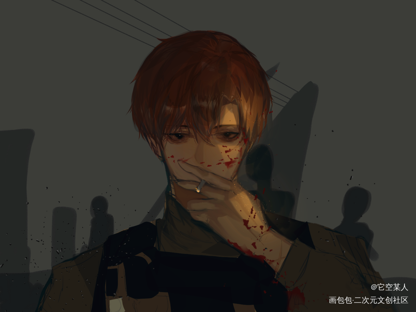 “任务结束。”_我要上首推原创oc绘画作品