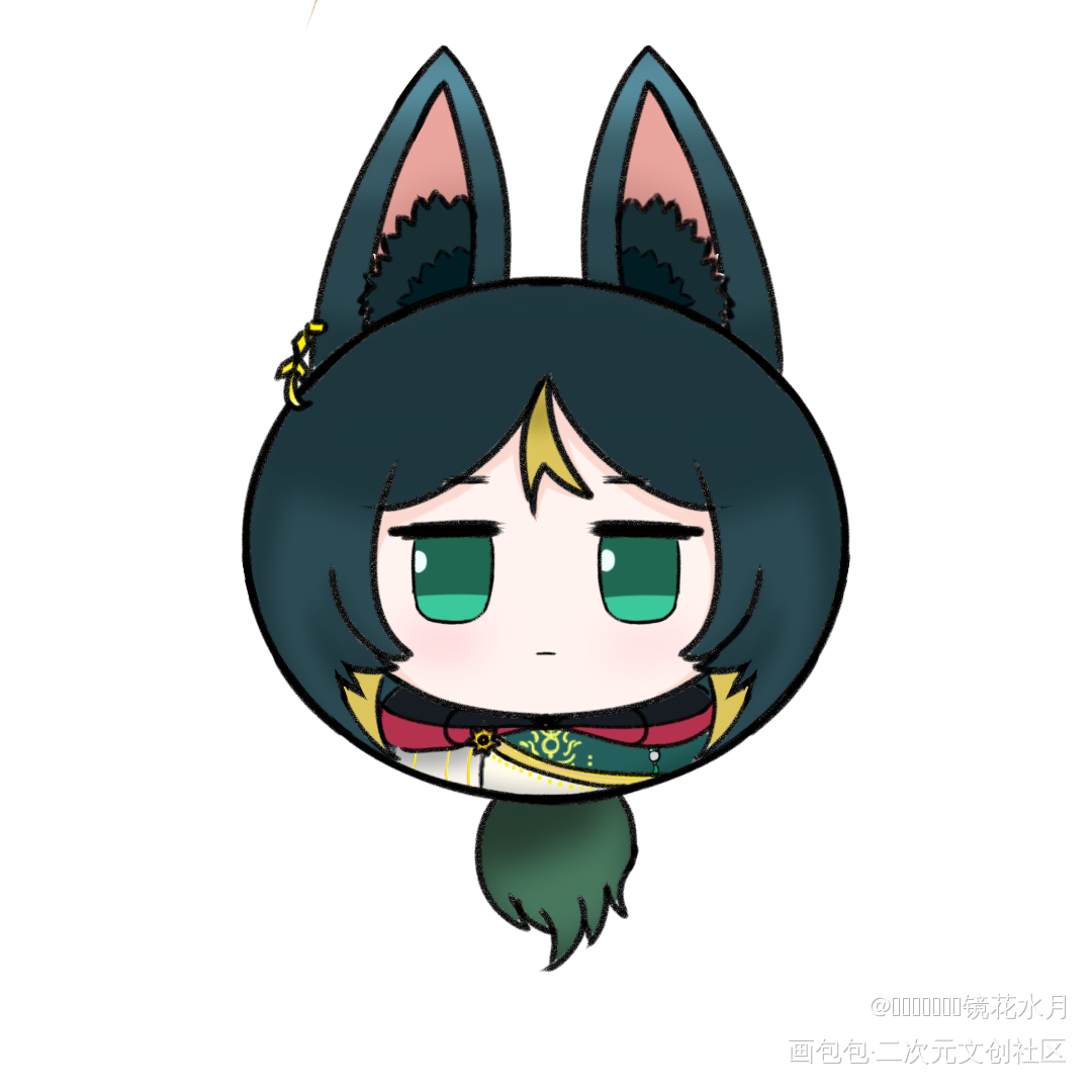 上网课摸鱼画的_原神摸鱼页绘画作品