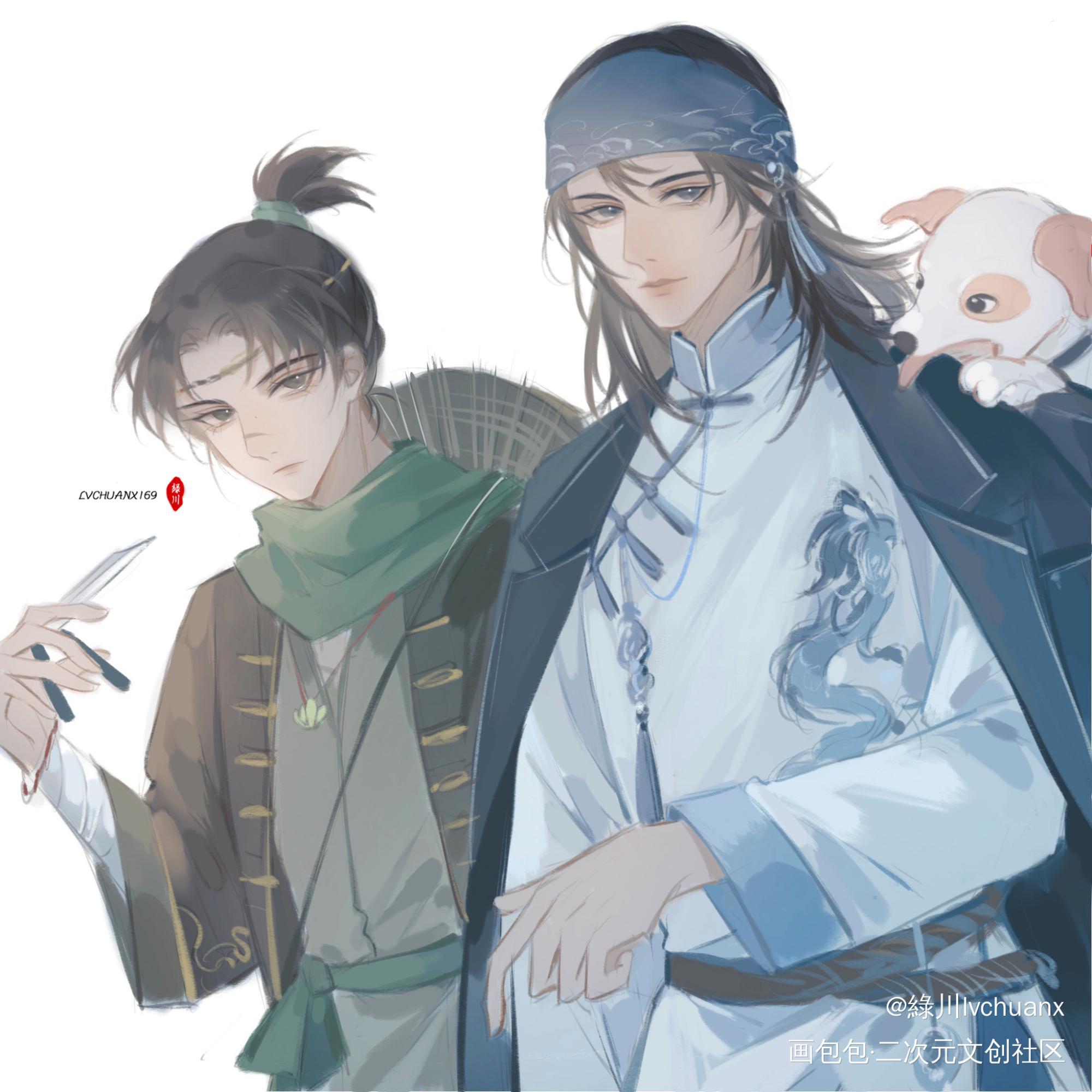 沉戬 但是民国_新神榜杨戬同人沉戬绘画作品
