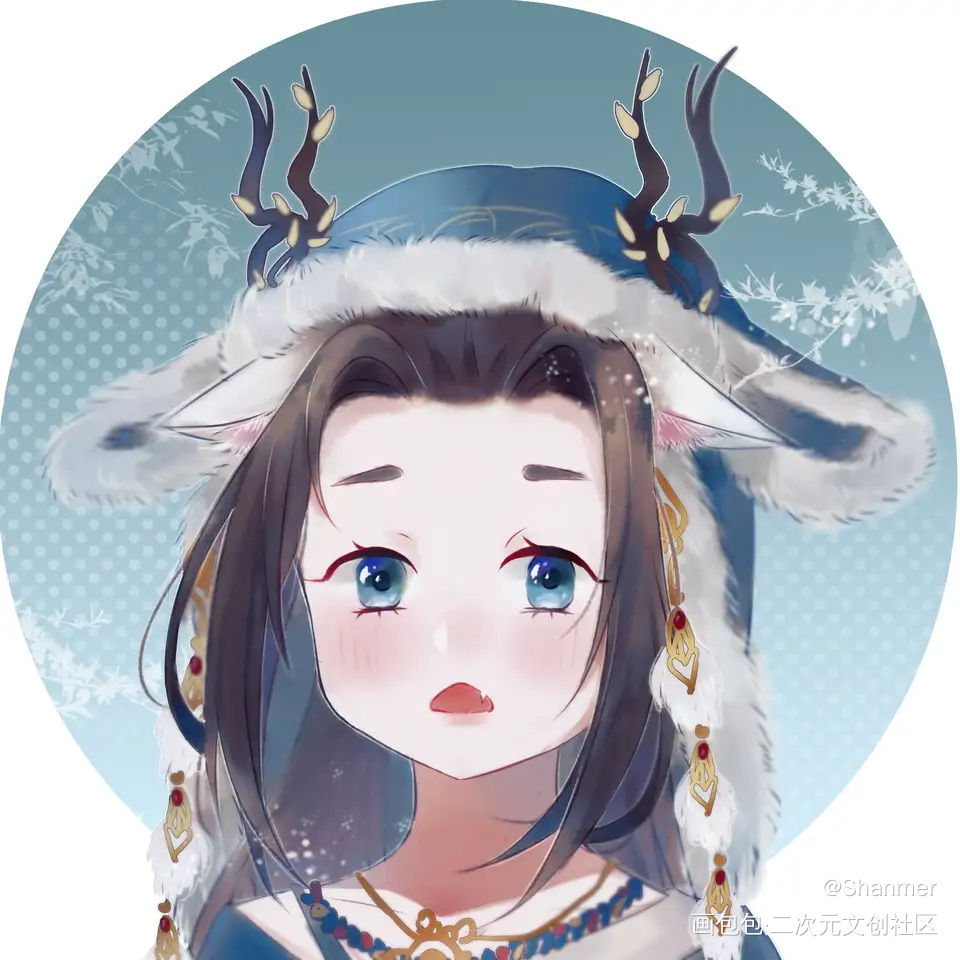 承霁猫耳药萝_剑网3Q版绘画作品