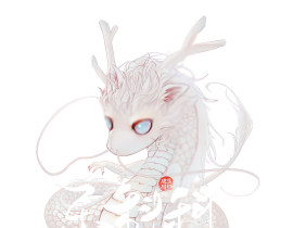 四大神兽-龙_绘画作品