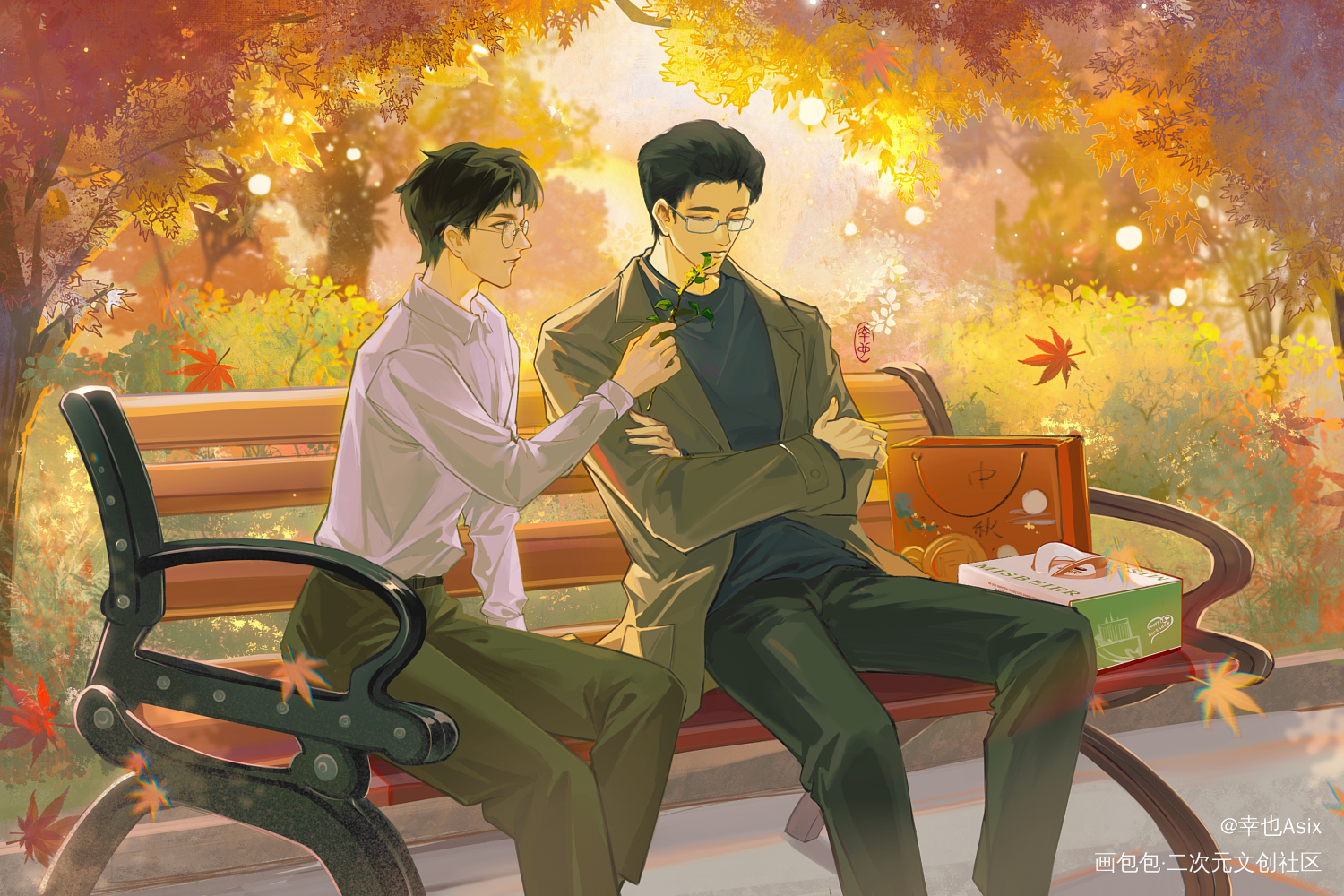 中秋快乐_穿堂惊掠琵琶声绘画作品