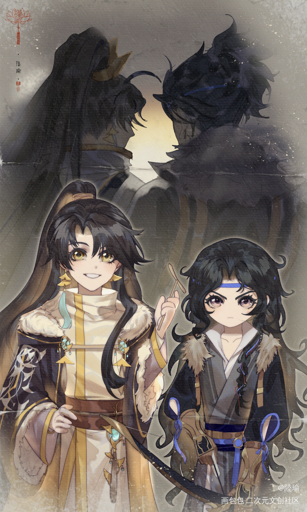_小白杨俞白绘画作品