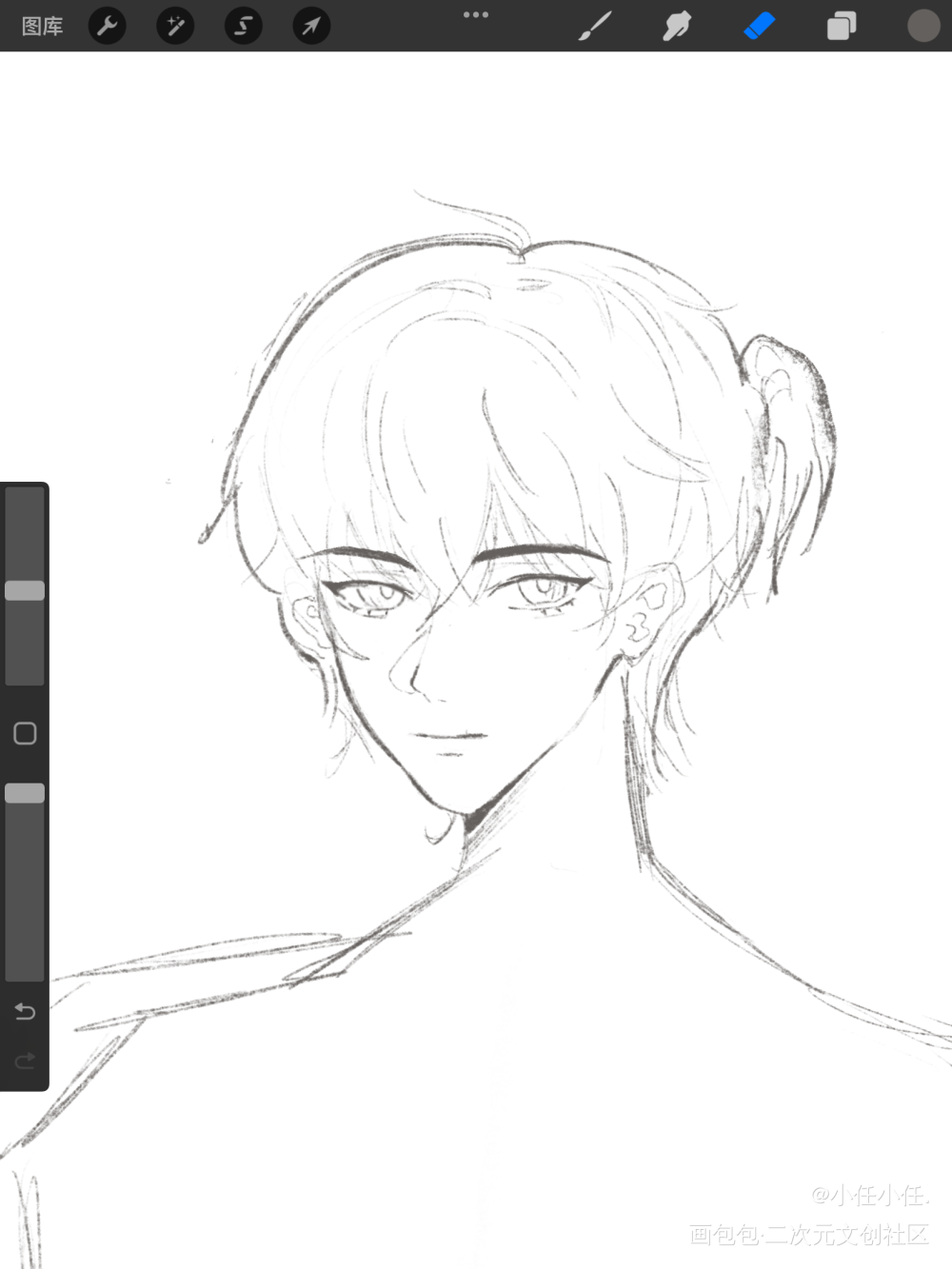 虽然但是🥹齐司礼_光与夜之恋齐司礼板绘涂乙女同人画渣procreate绘画原创绘画作品