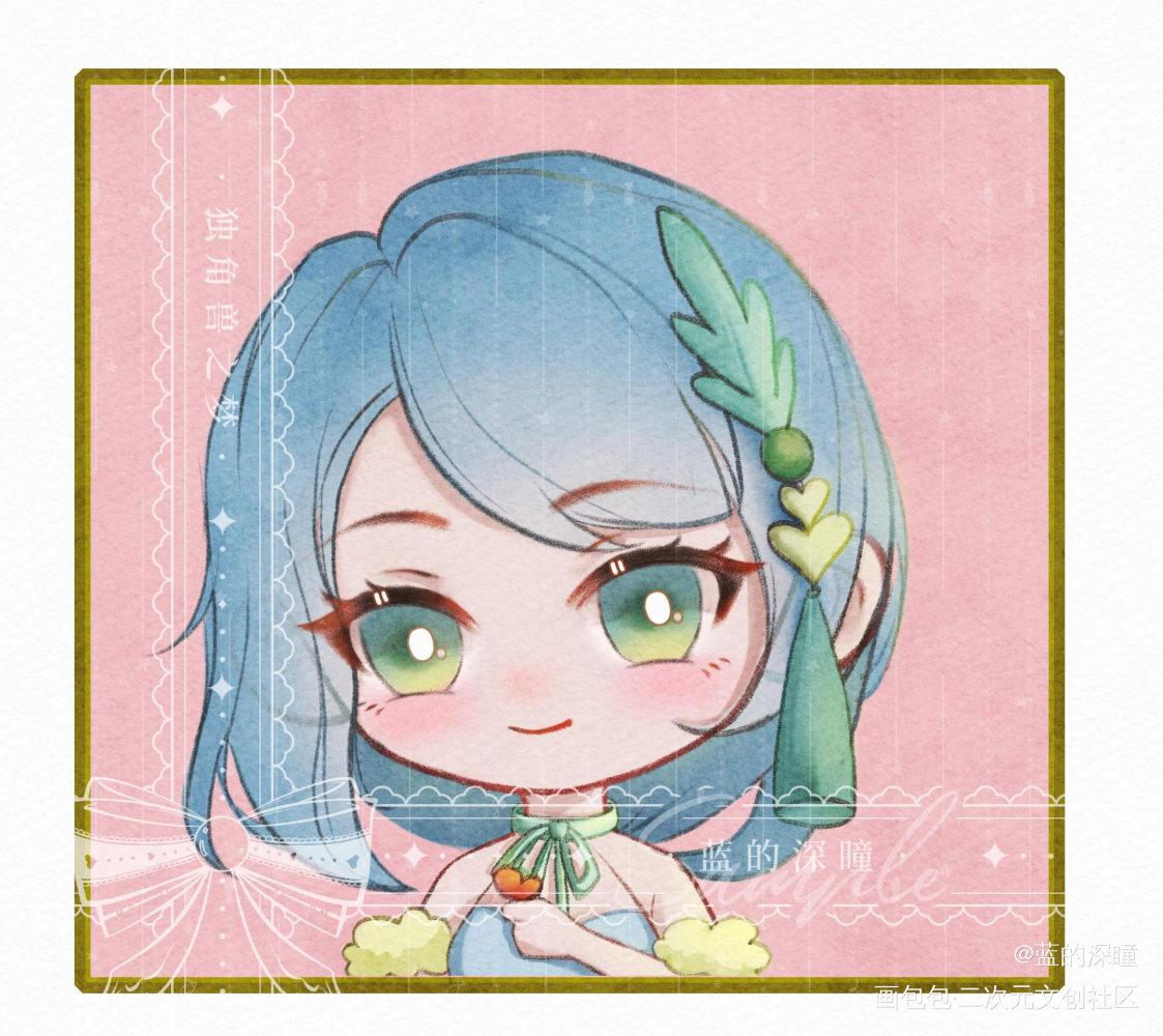 oc_板绘涂Q版绘画oc绘画作品