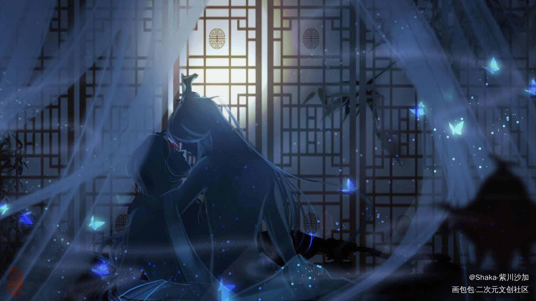 冰秋中秋夜_人渣反派自救系统冰秋我要上首推墨香铜臭绘画作品