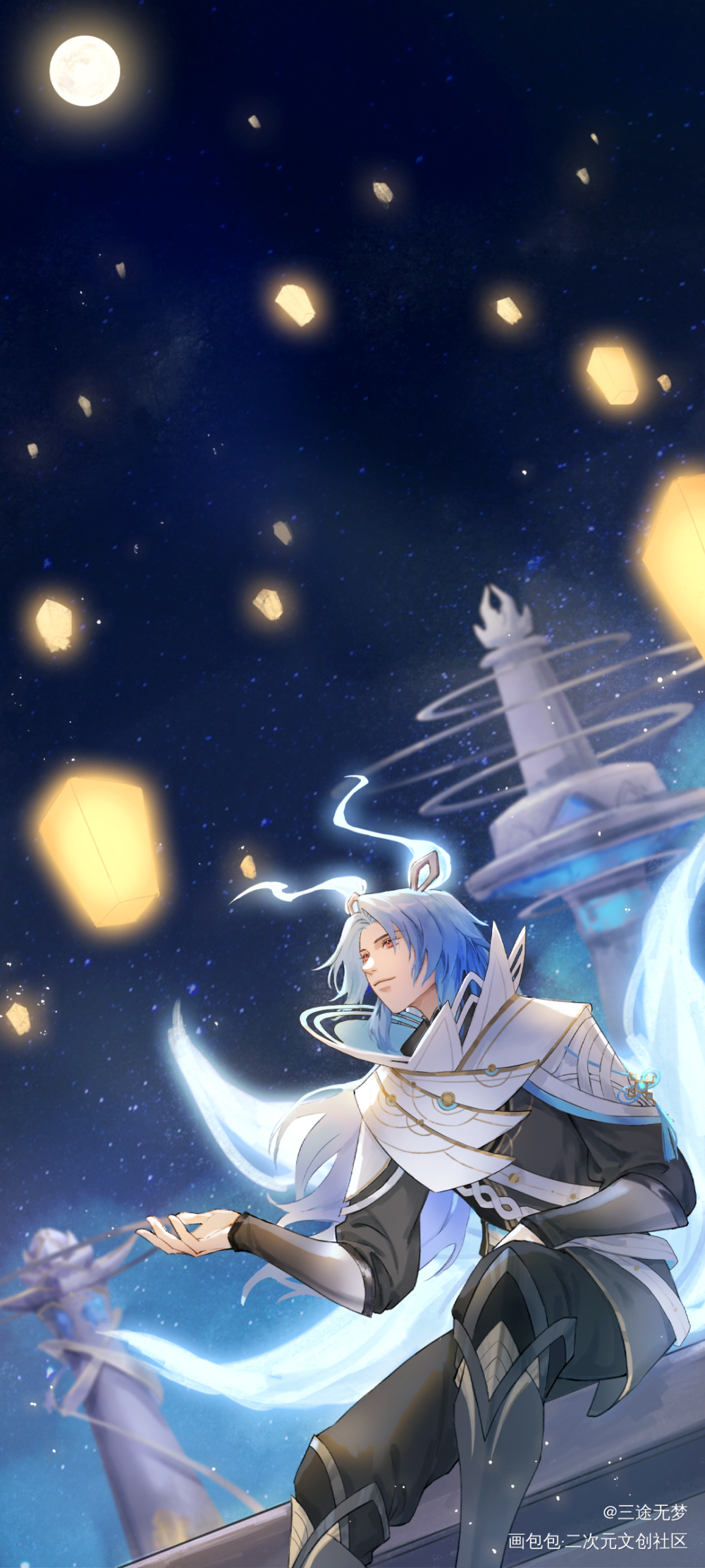 百里守约_王者荣耀百里守约插画同人壁纸绘画绘画作品