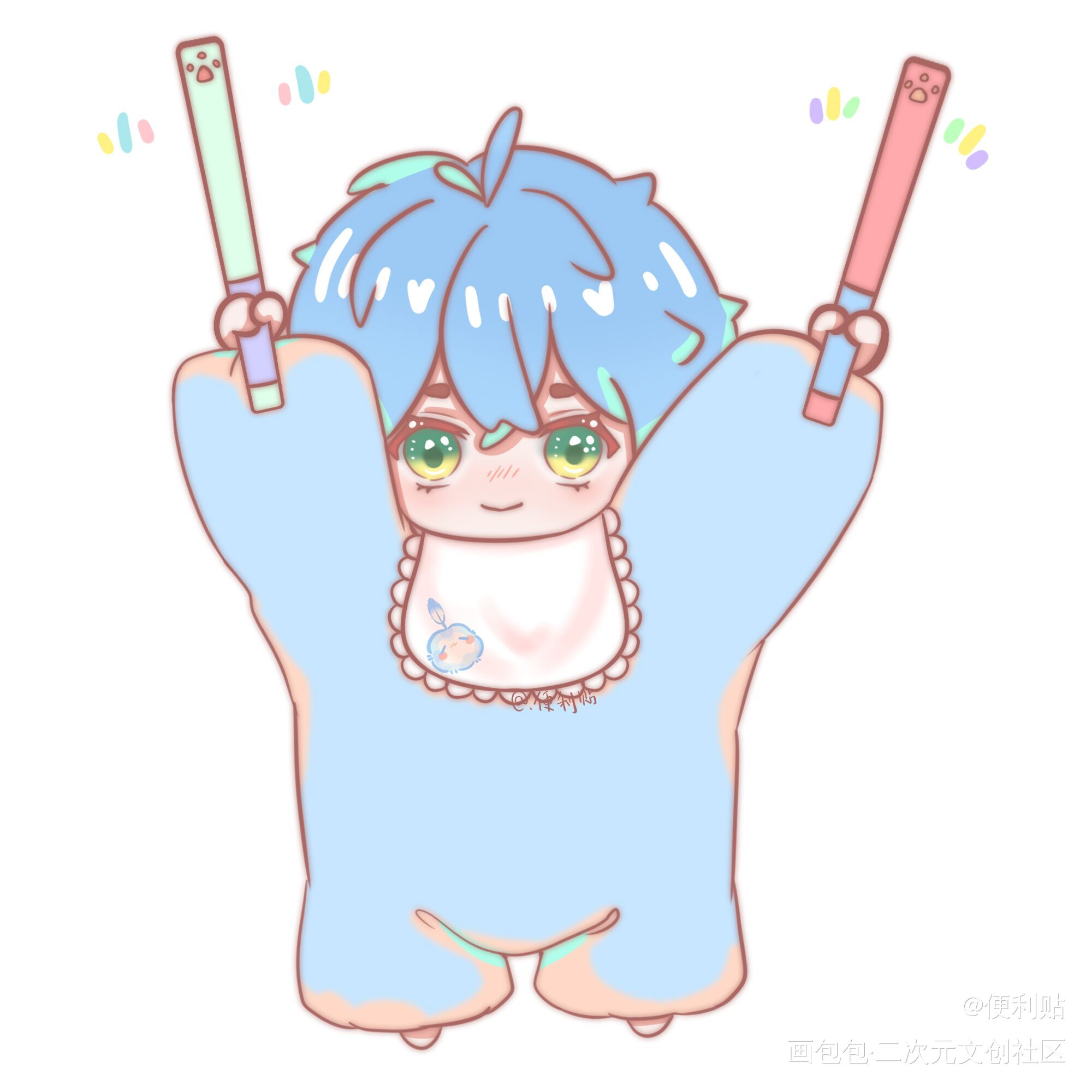 luxiem&shoto音乐派_shuyamino平涂Q版shotoluxiemikeevelandLucakaneshirovoxakumamystarias绘画作品