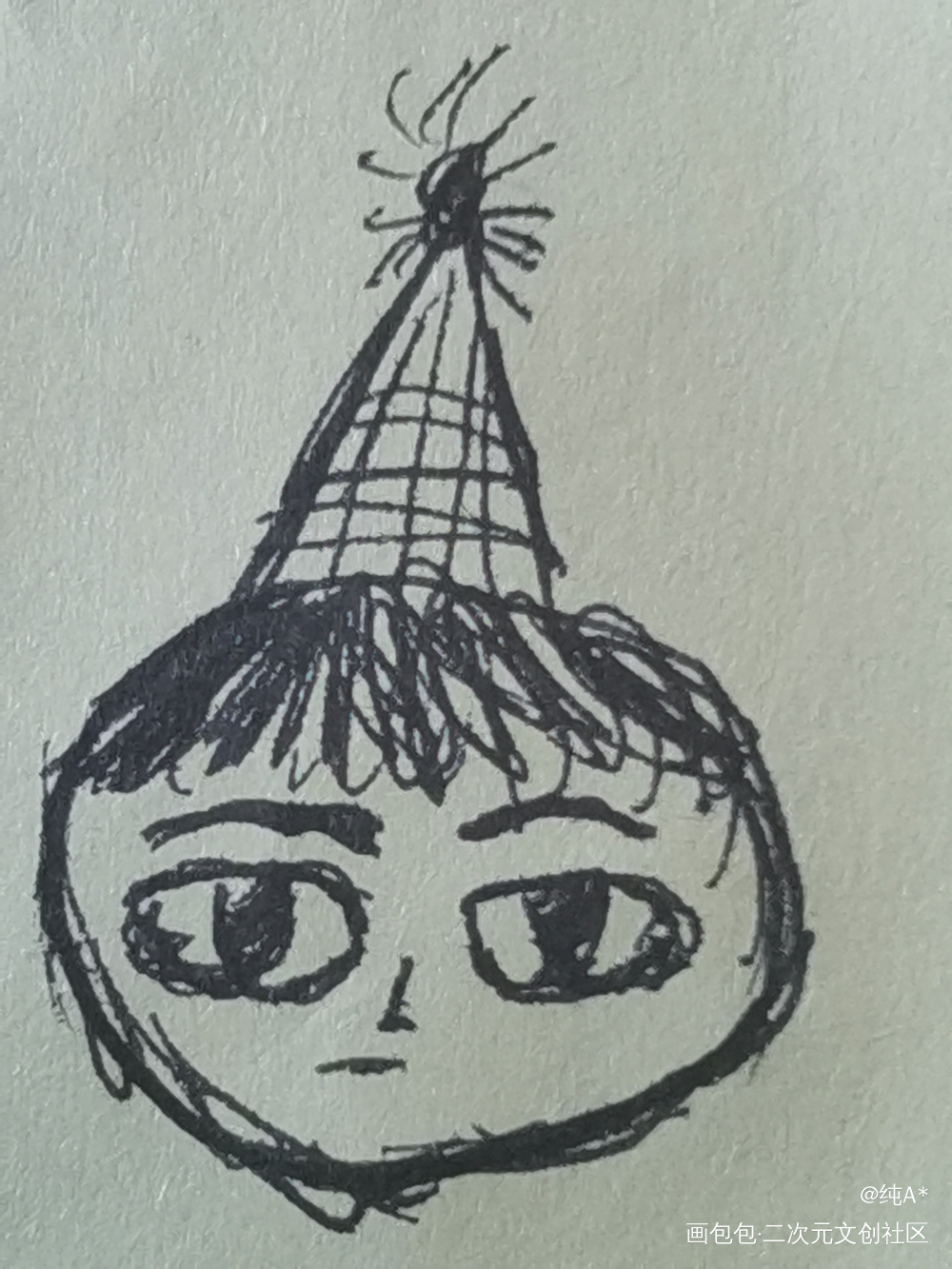 参加生日派对_摸鱼页绘画作品