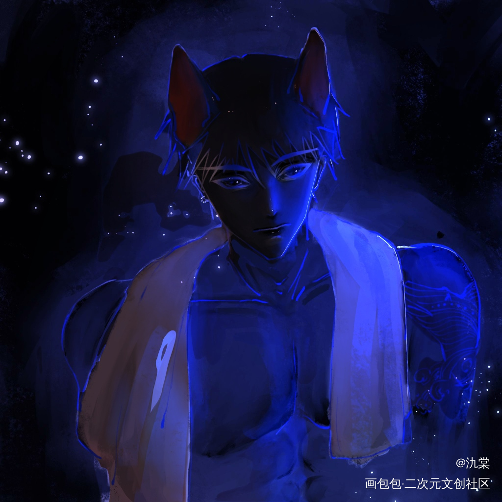 oc亦青帆_黑皮亦青帆绘画oc绘画作品