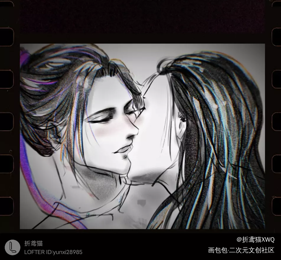 _曦澄江澄头像约稿绘画作品