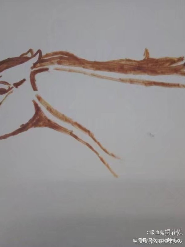 之前画的!_铅笔黑白简笔绘画作品