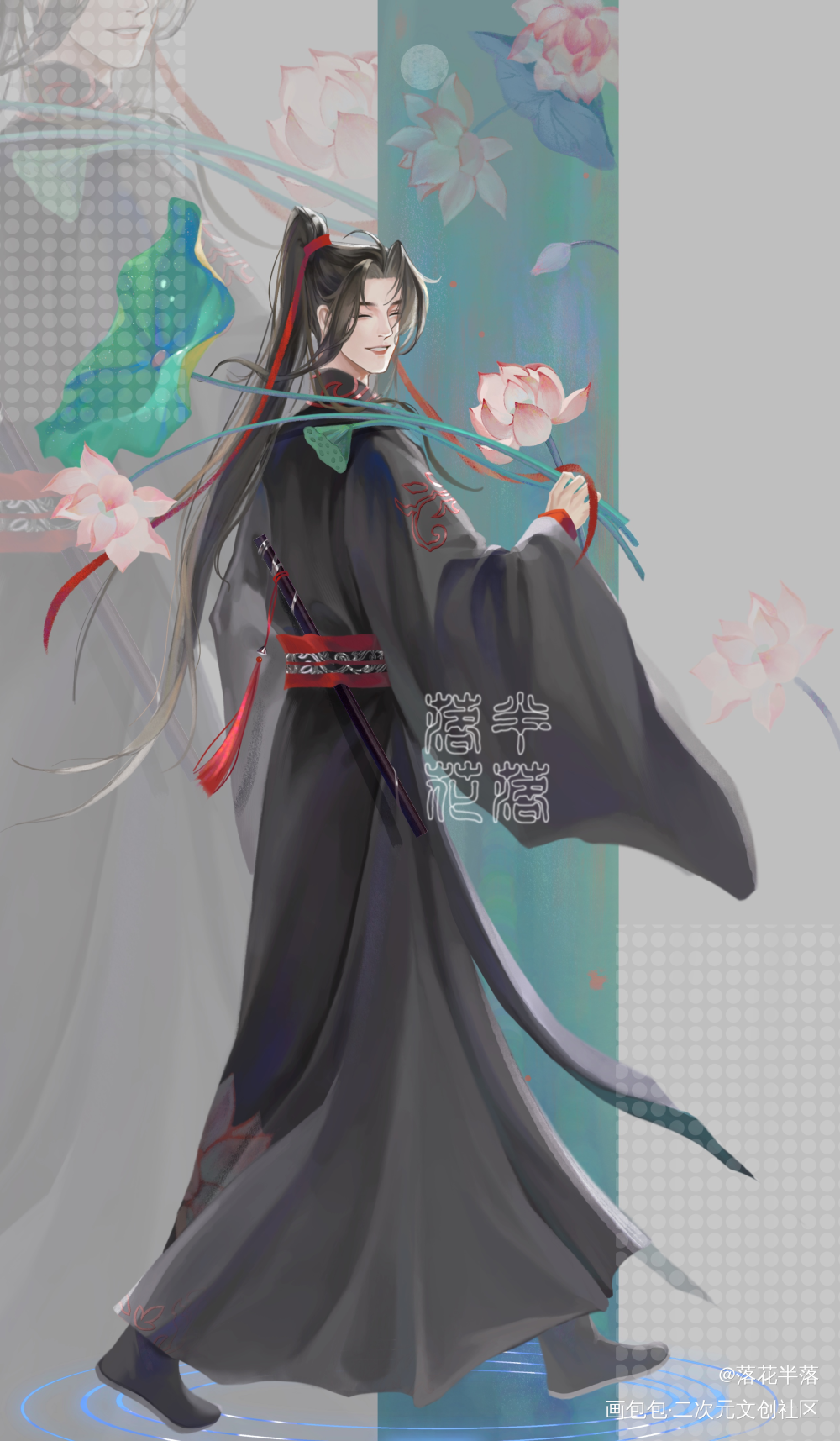 魏无羡_魔道祖师魏无羡·魔道祖师绘画作品