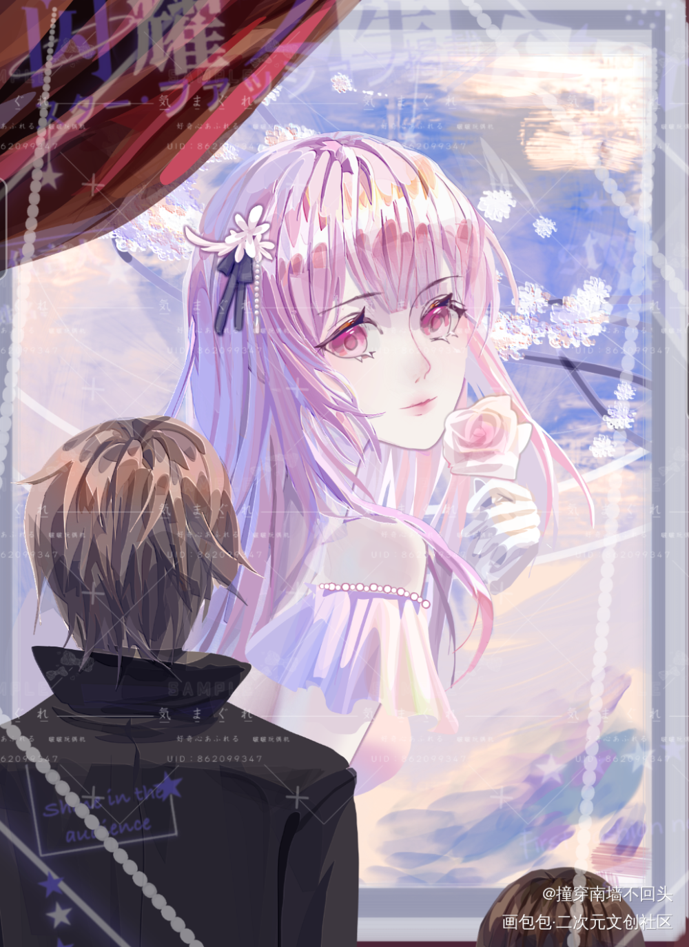 搬_厚涂插画同人oc绘画作品