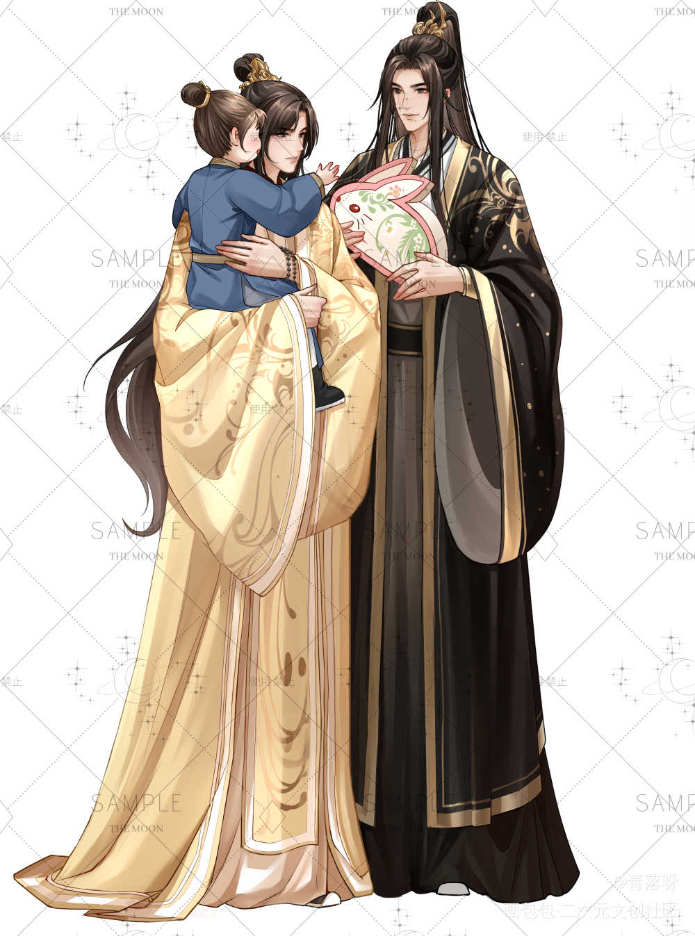 《江山许你》赠品立绘_江山许你立绘古风插画同人原创绘画作品