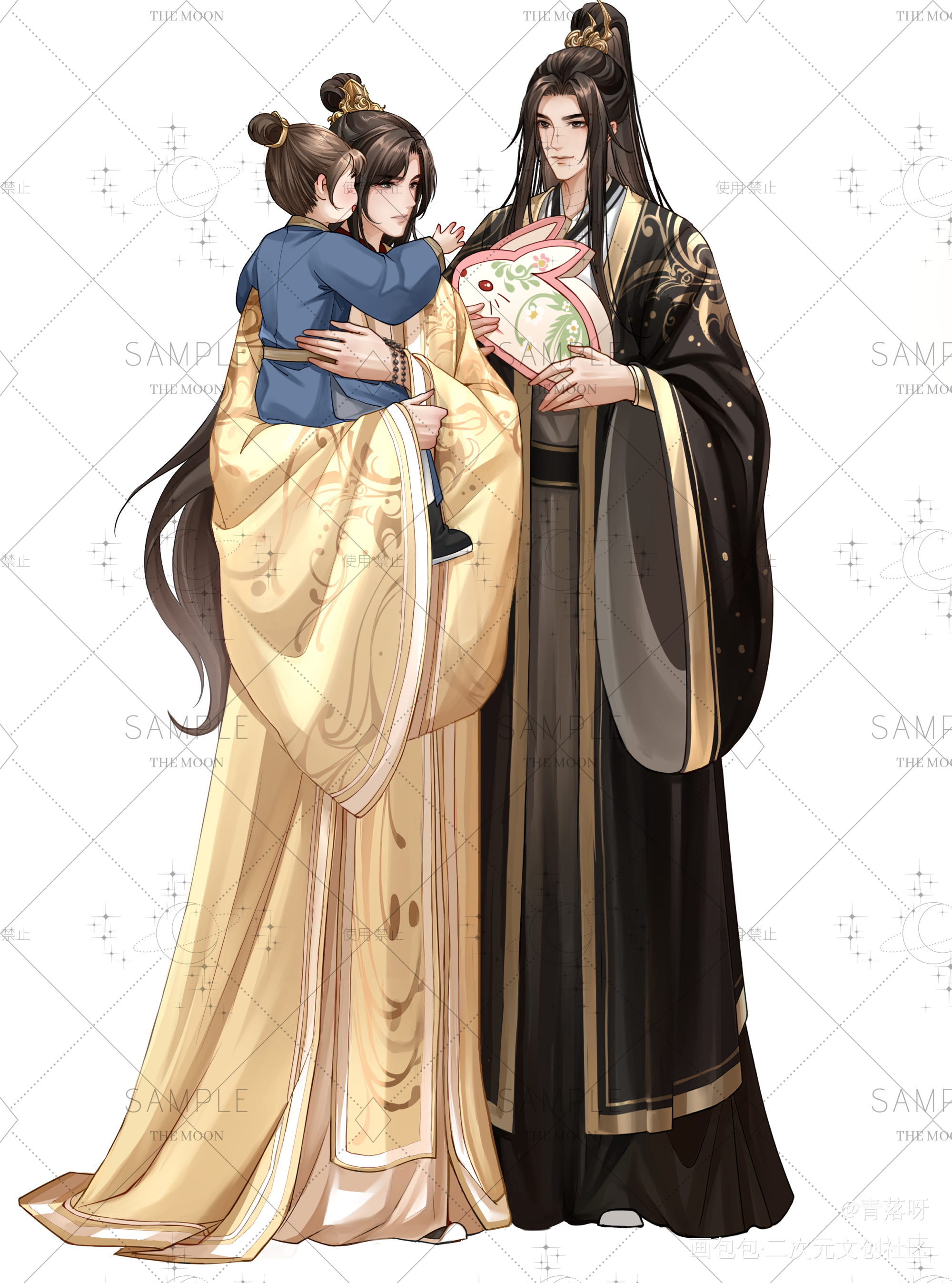 《江山许你》赠品立绘_江山许你立绘古风插画同人原创绘画作品