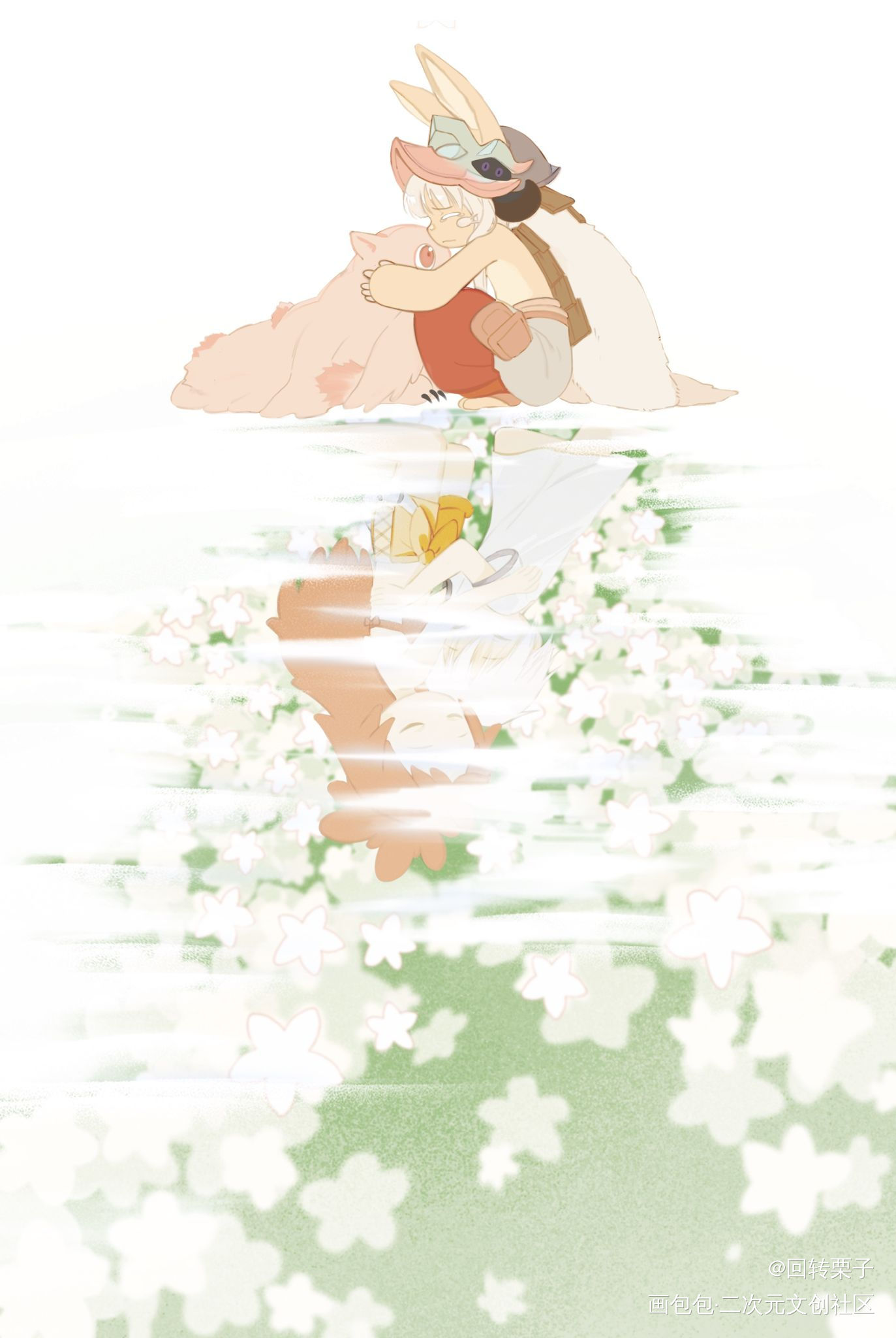 treasure_娜娜奇板绘涂平涂日系来自深渊绘画作品