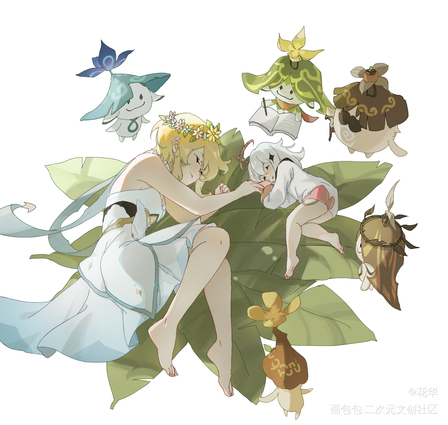 花冠_原神绘画作品