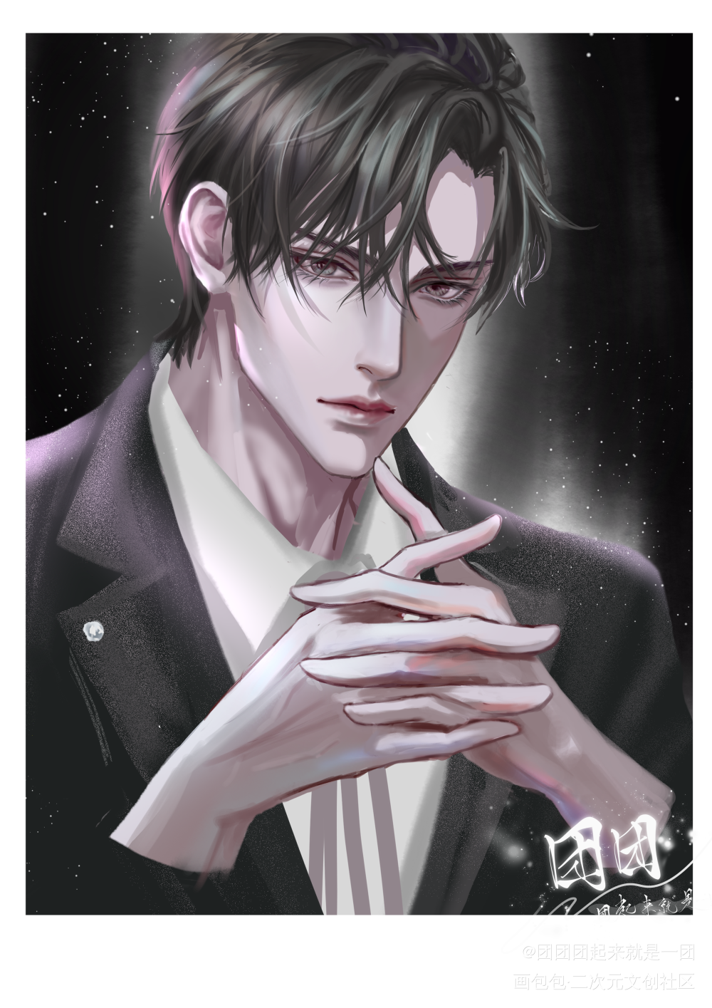 瞿墨鱼_188男团顶级掠食者瞿末予绘画作品
