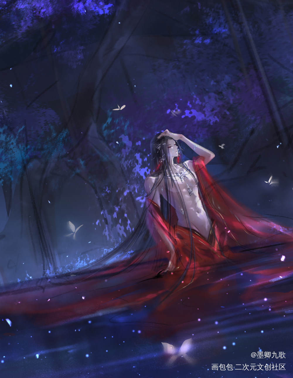 美人在骨_天官赐福花怜花城求点评求配文我要上首推插画绘画作品