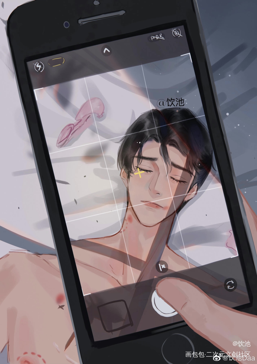 床/照_病案本绘画作品
