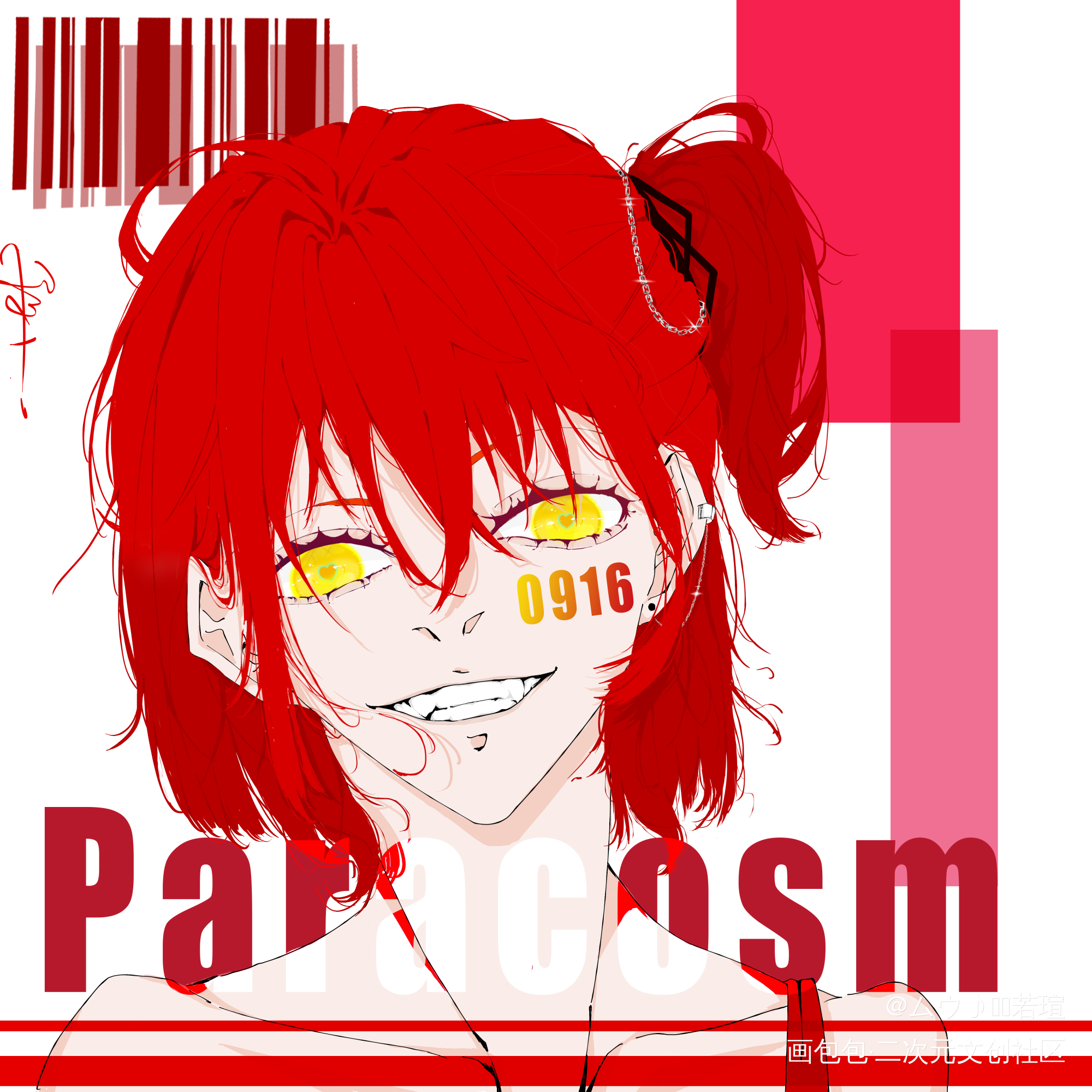 oc_平涂原创头像绘画oc绘画作品