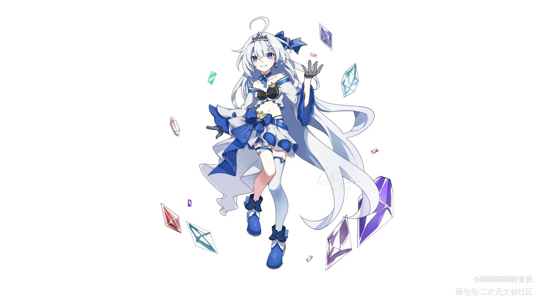 是可公开的测试稿_插画二次元板绘绘画作品