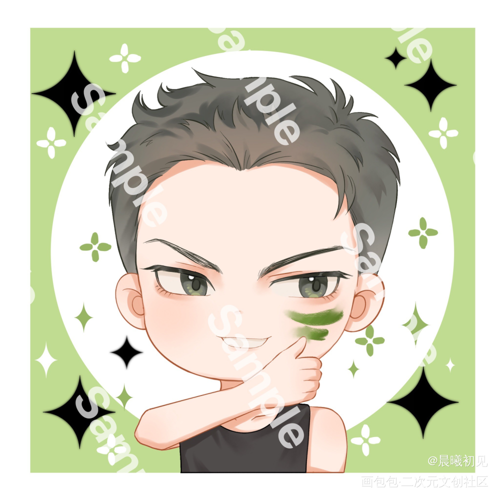 俞白情头_小白杨188男团俞白绘画作品