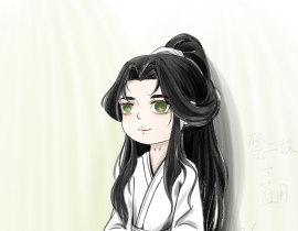 天官赐福——谢怜_绘画作品