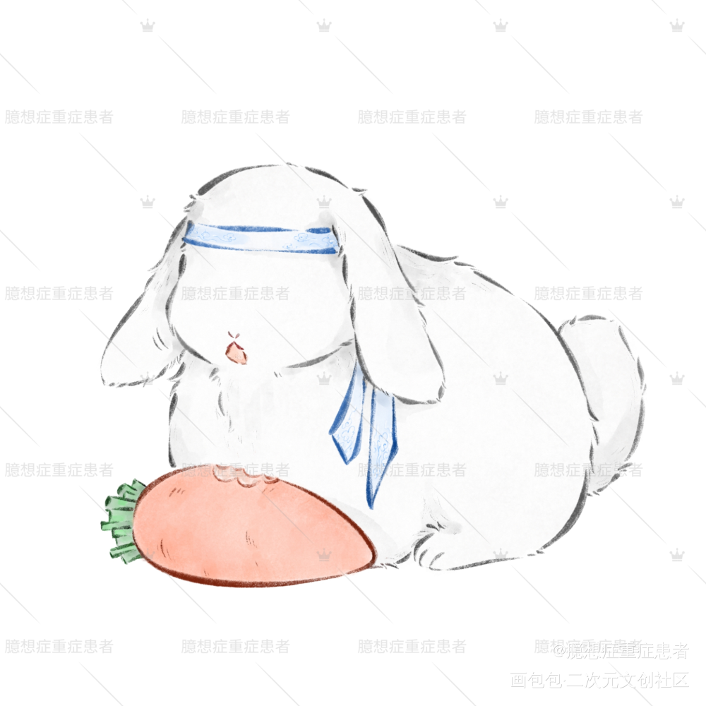 墨家动物园系列3_人渣反派自救系统天官赐福魔道祖师冰秋花怜忘羡Q版墨香铜臭绘画作品