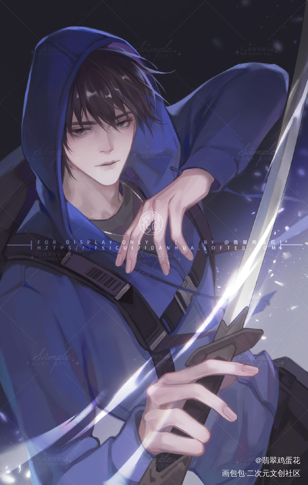 一些张起灵_盗墓笔记张起灵绘画作品