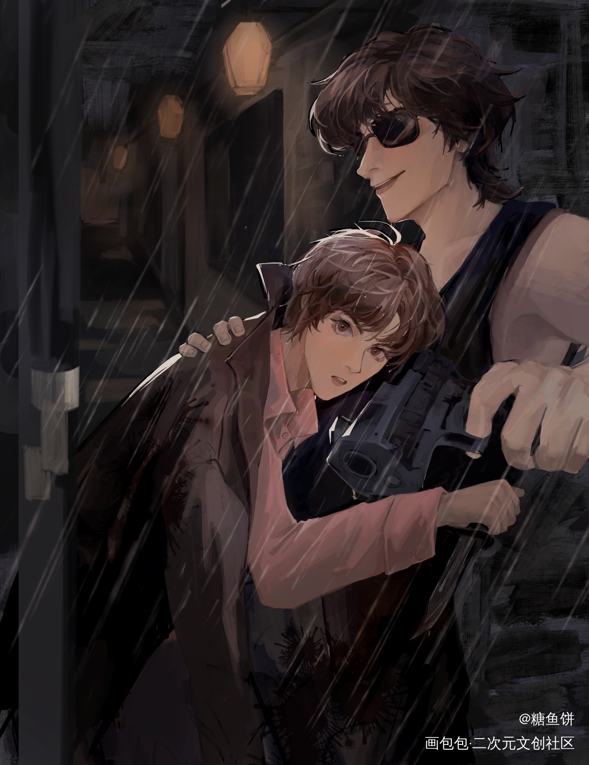 _盗墓笔记黑花绘画作品