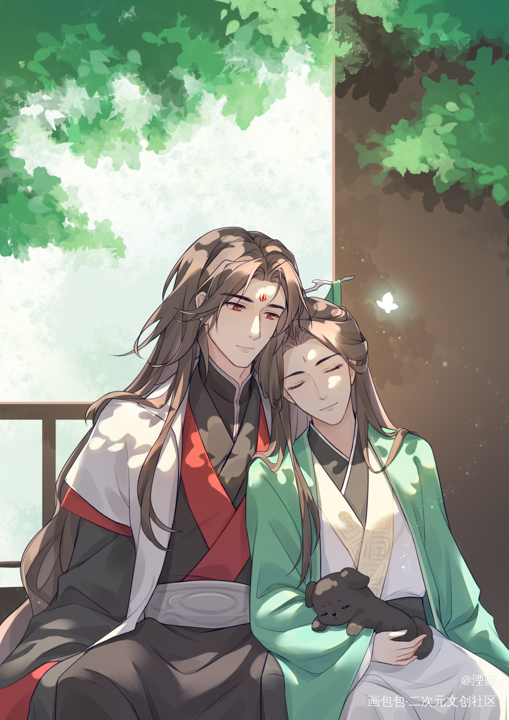 沈清秋9.21生日快乐_人渣反派自救系统冰秋古风绘画作品