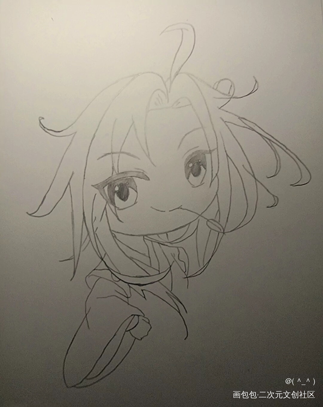 魏无羡的手绘教程2_魔道祖师绘画作品